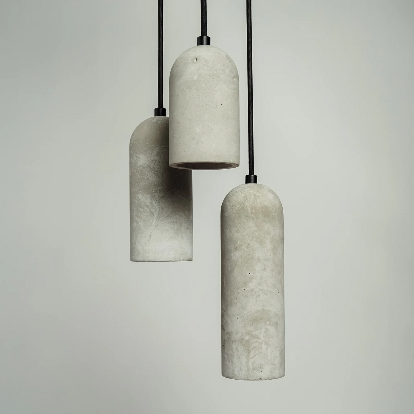 Simple Cement Light Fixture, Gray