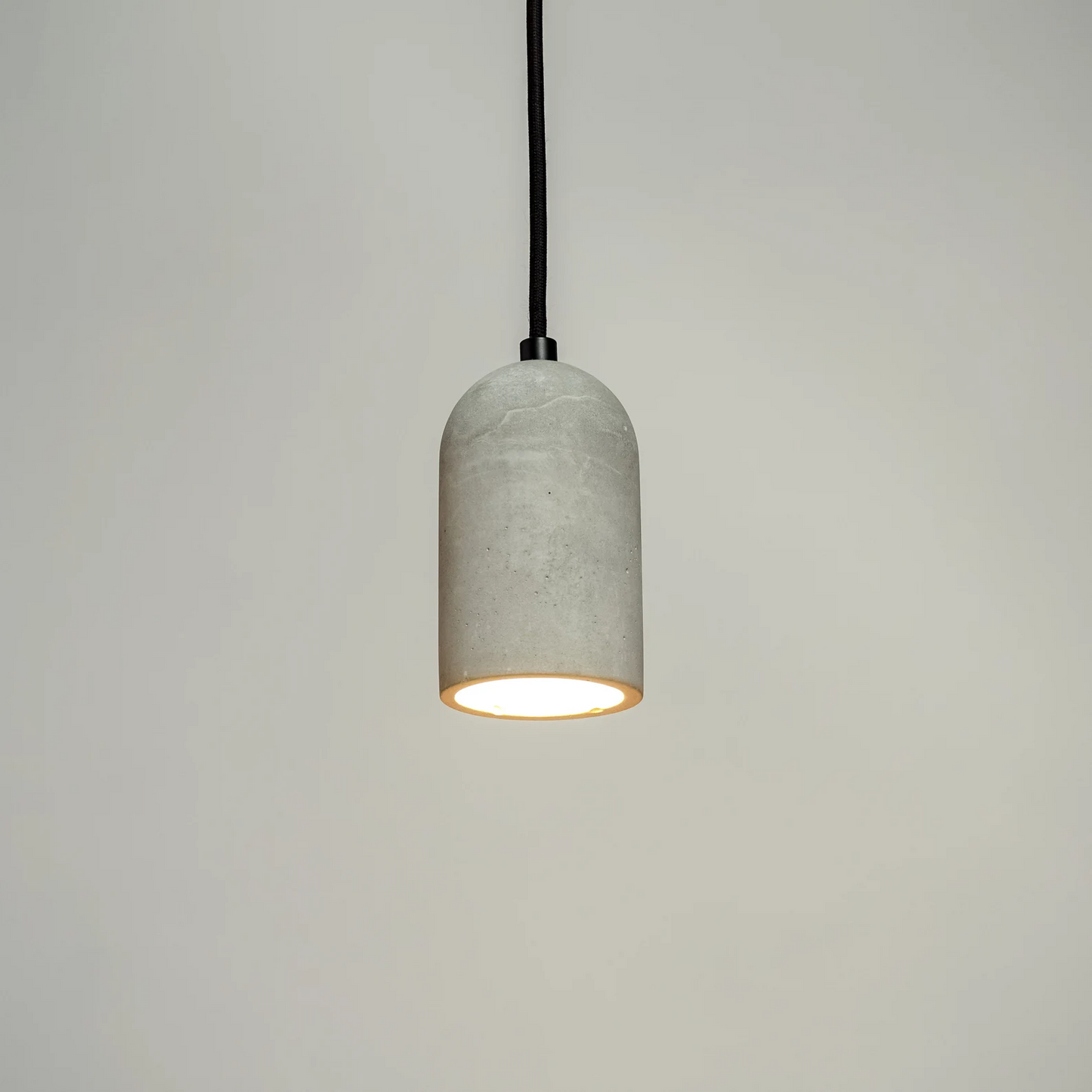 Simple Cement Light Fixture, Gray