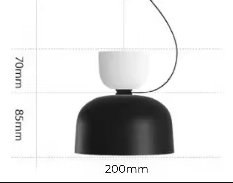 Geometrische Pendelleuchte