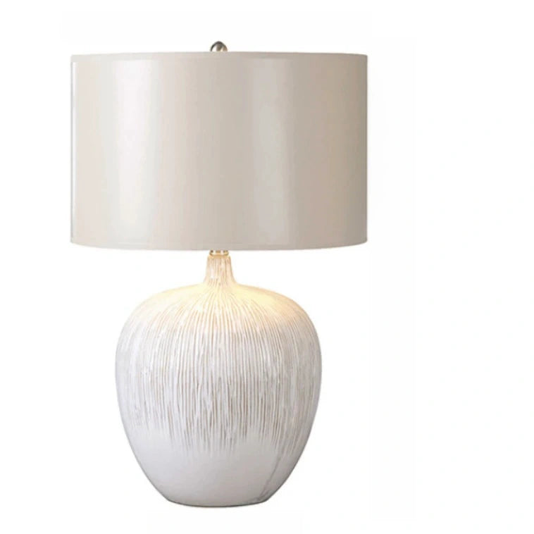 Carter Milk Ceramic Table Lamp (23")