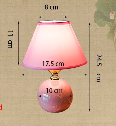 Cute Ceramic Ball Table Lamp