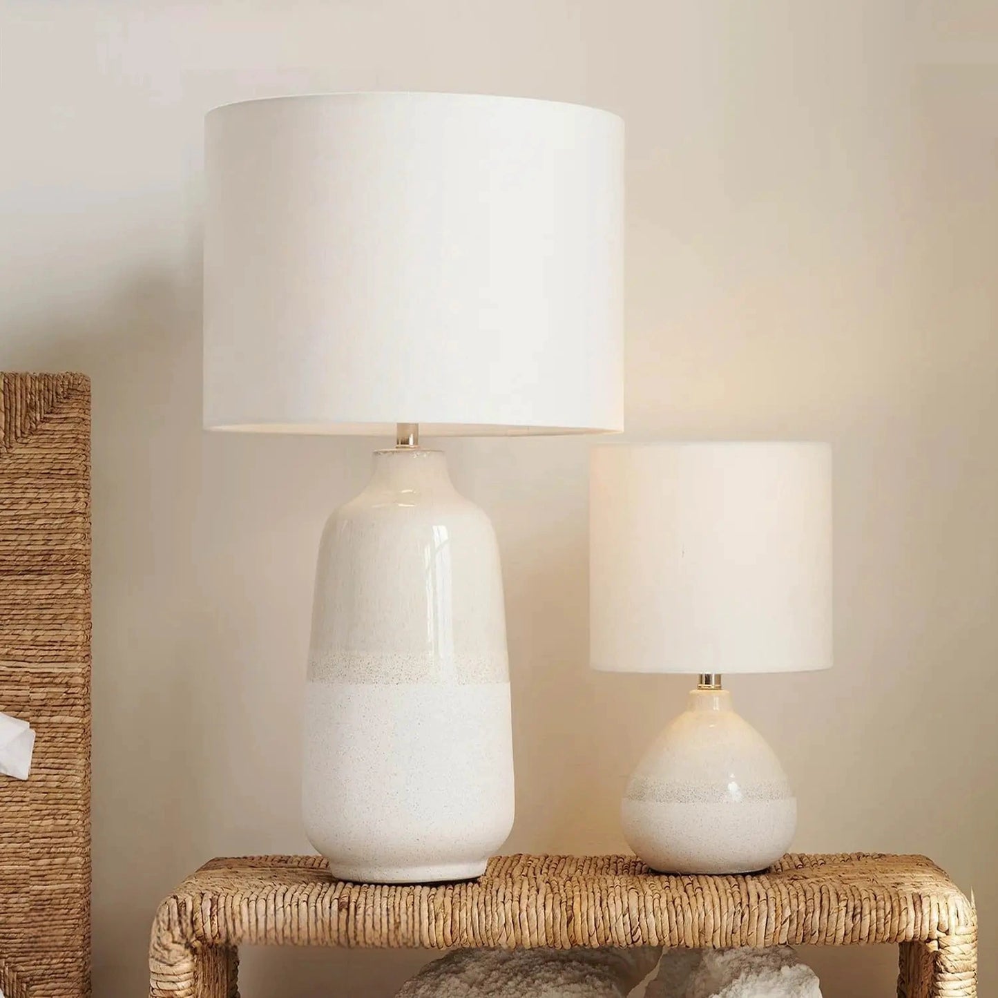 Ezra Small Ceramic Table Lamp (13")