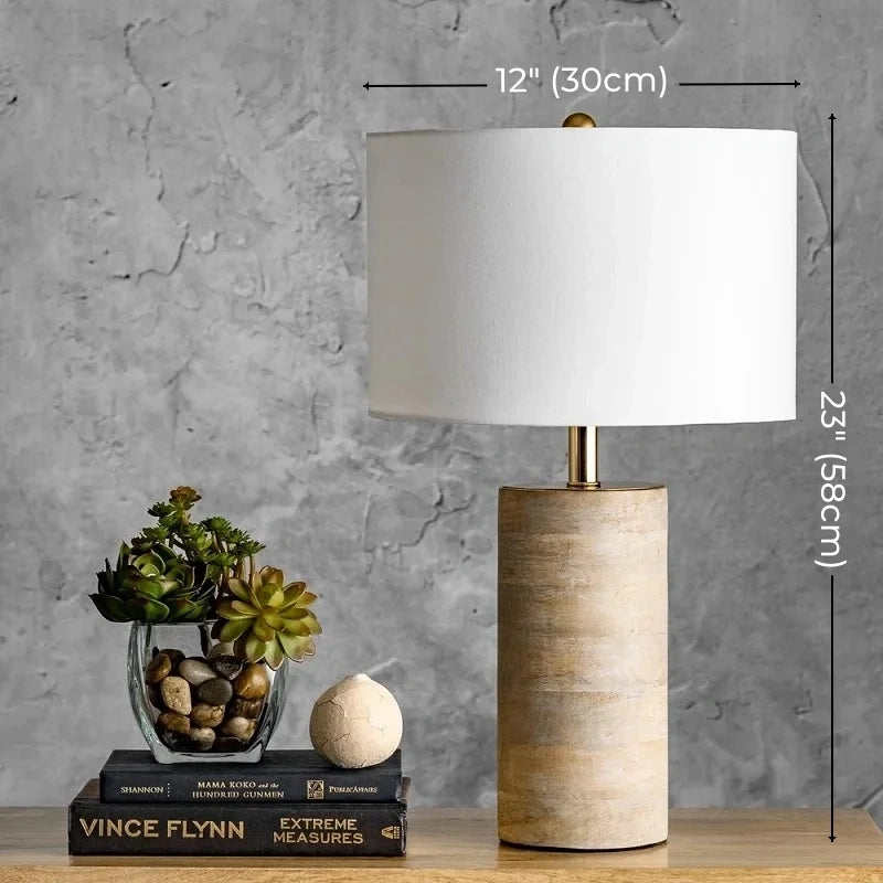 Porter Wood Table Lamp (15"-23")