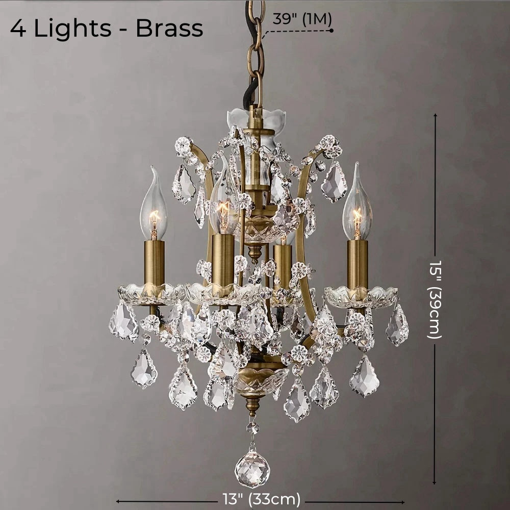 American Luxury Crystal Candle Chandelier