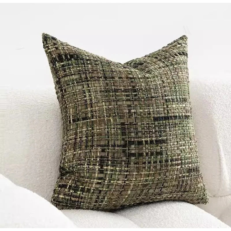 Boutique Moss Green Throw Pillow Case