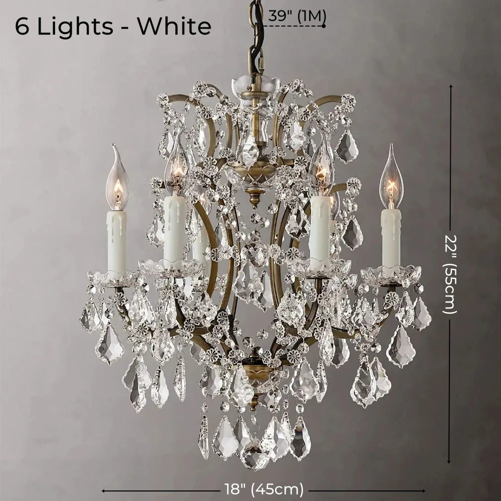 American Luxury Crystal Candle Chandelier