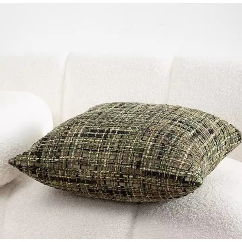 Boutique Moss Green Throw Pillow Case