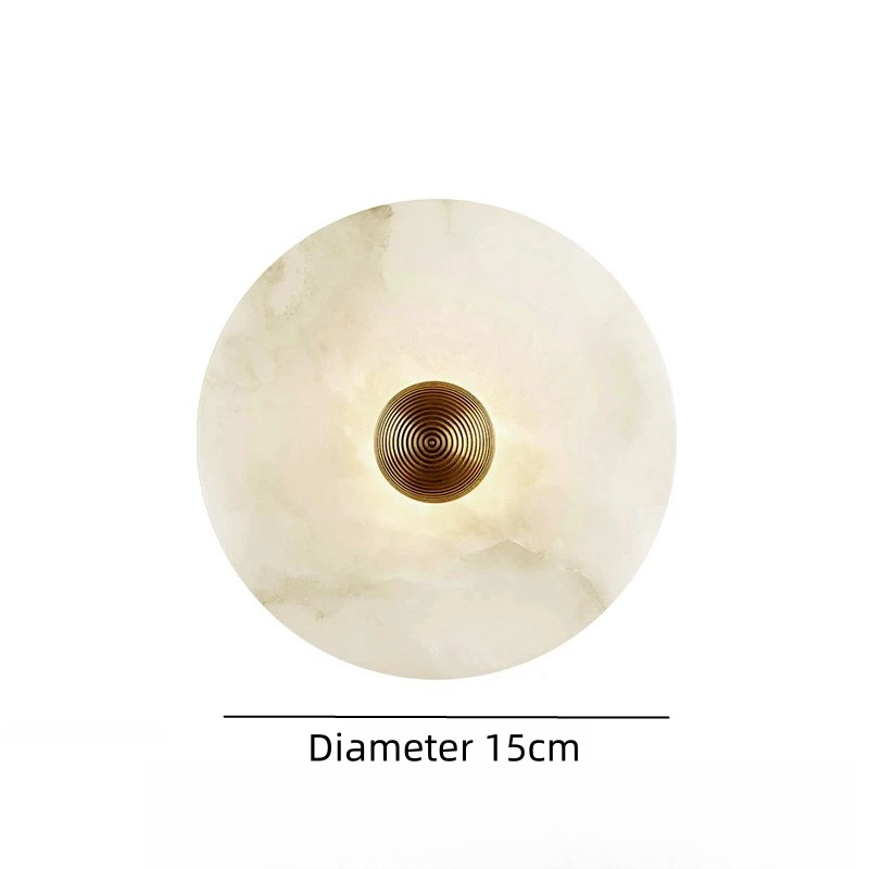 LED-Wandleuchte Circle Marble