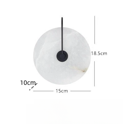 Circle Marble LED Wall Light