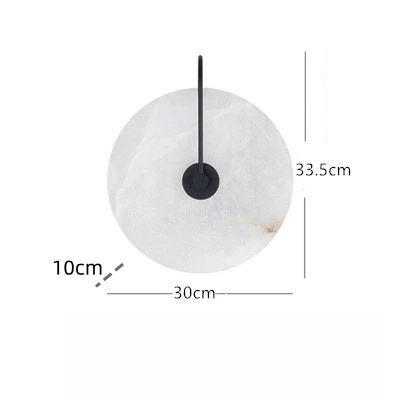 LED-Wandleuchte Circle Marble