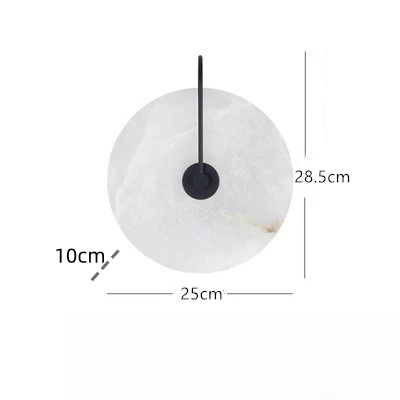 LED-Wandleuchte Circle Marble