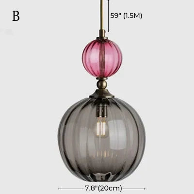 Ella Glass Edged Pendant Light