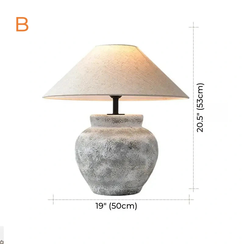 Faris Ceramic Table Lamp (18"-19")