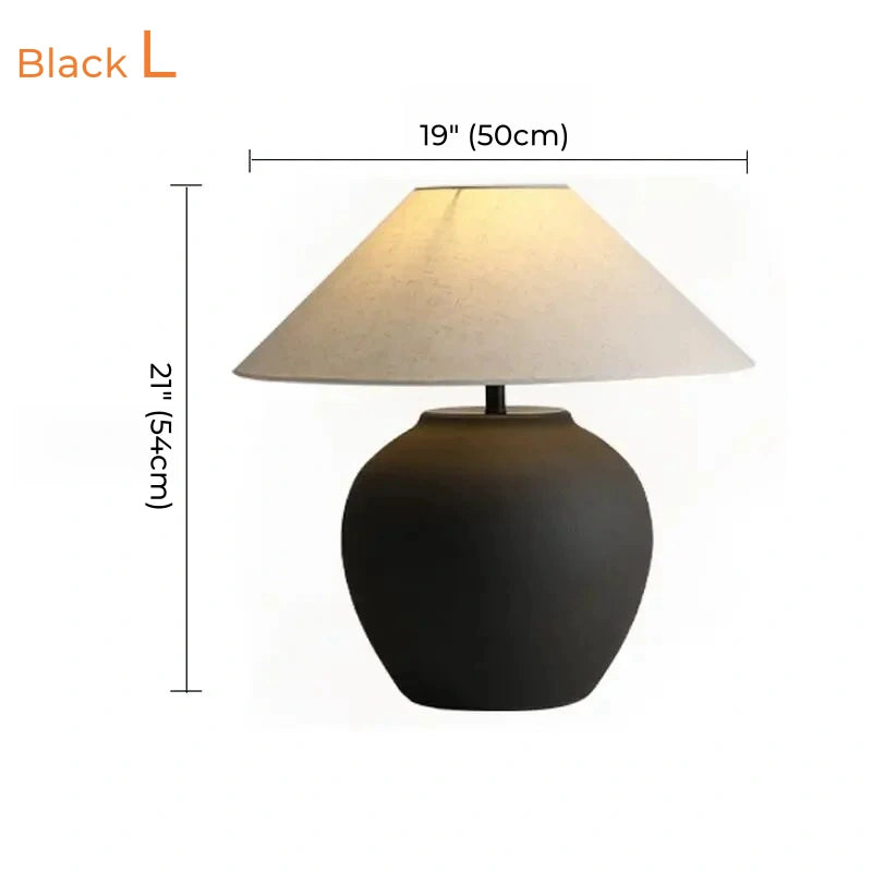 Faris Ceramic Table Lamp (18"-19")