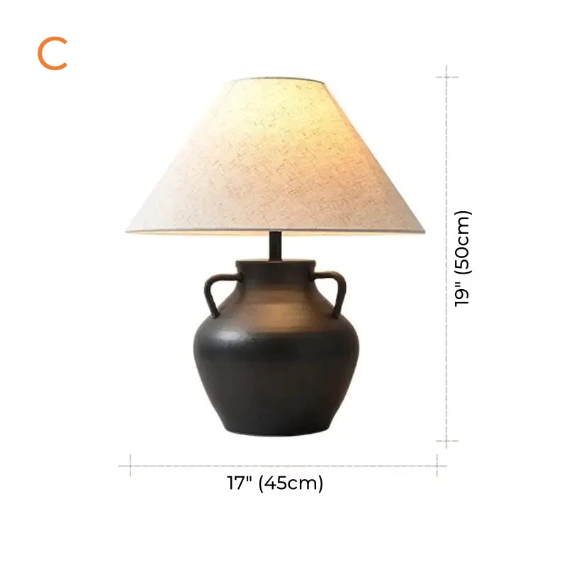 Faris Ceramic Table Lamp (18"-19")