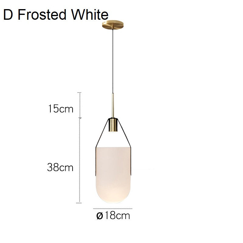 Nordic Smoky Grey Glass Pendant Lights