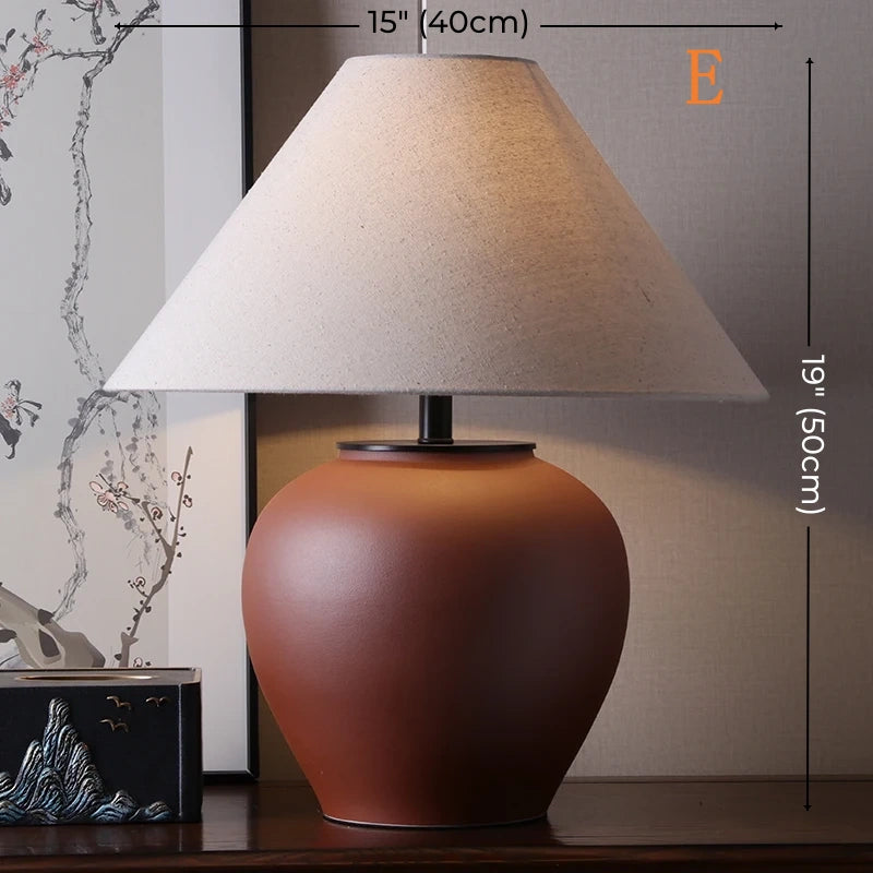 Miller Ceramic Table Lamp (19"-22")