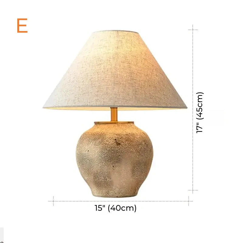 Faris Ceramic Table Lamp (18"-19")