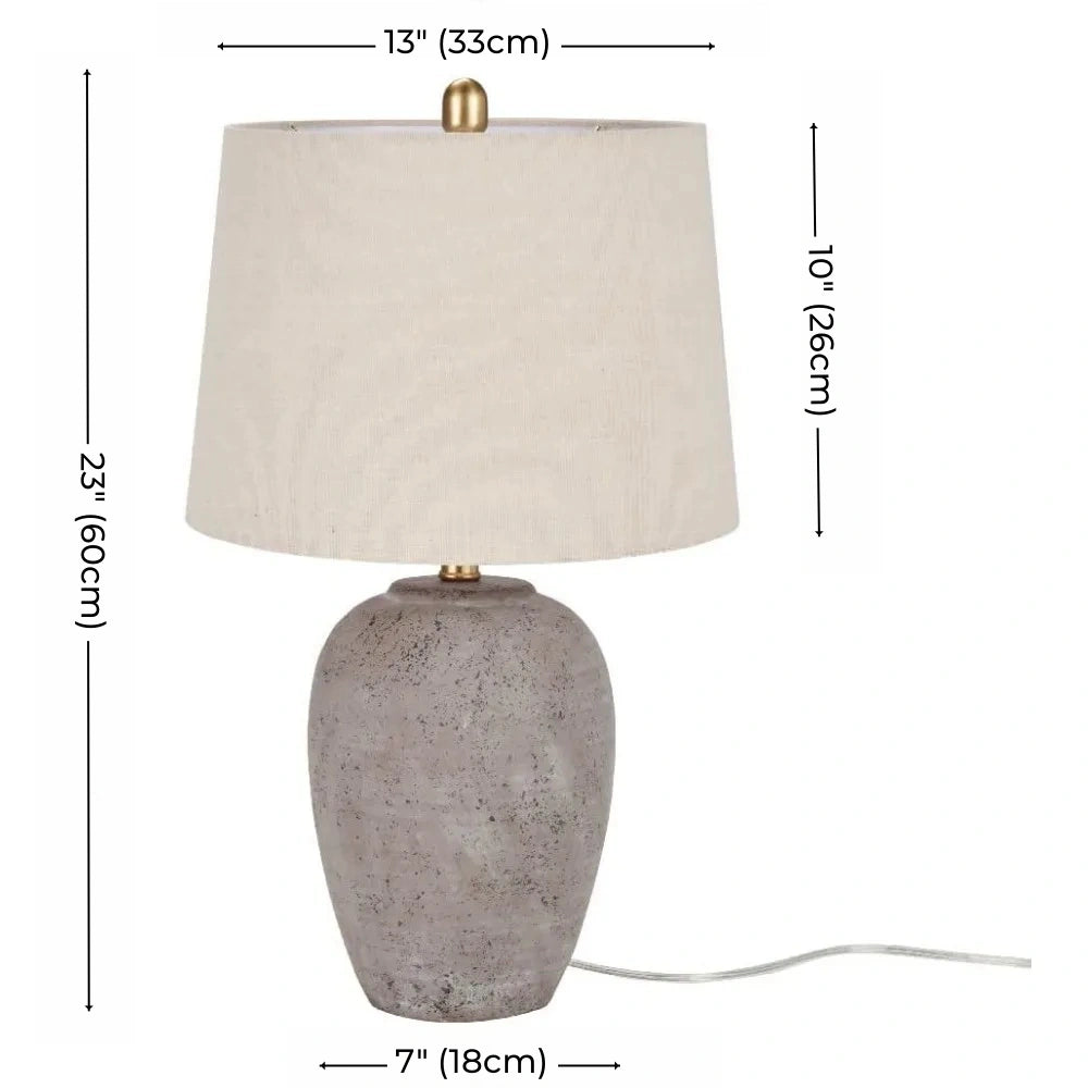 Canyon Ceramic Table Lamp (23")