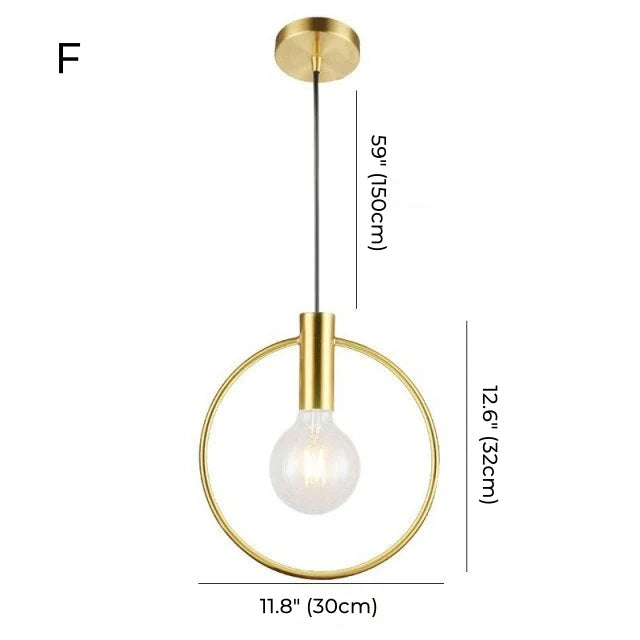 Minimalistische Pendelleuchte Arren