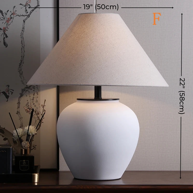 Miller Ceramic Table Lamp (19"-22")