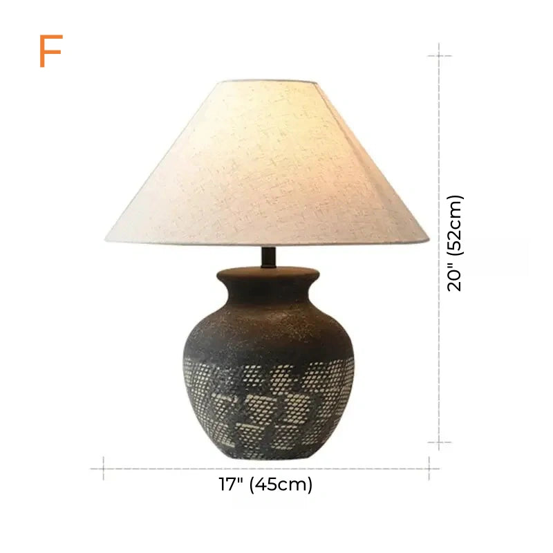 Faris Ceramic Table Lamp (18"-19")