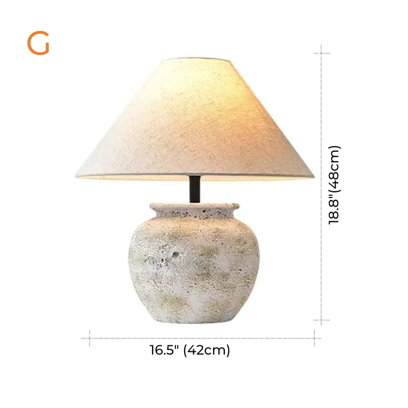 Faris Ceramic Table Lamp (18"-19")