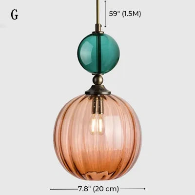 Ella Glass Edged Pendant Light