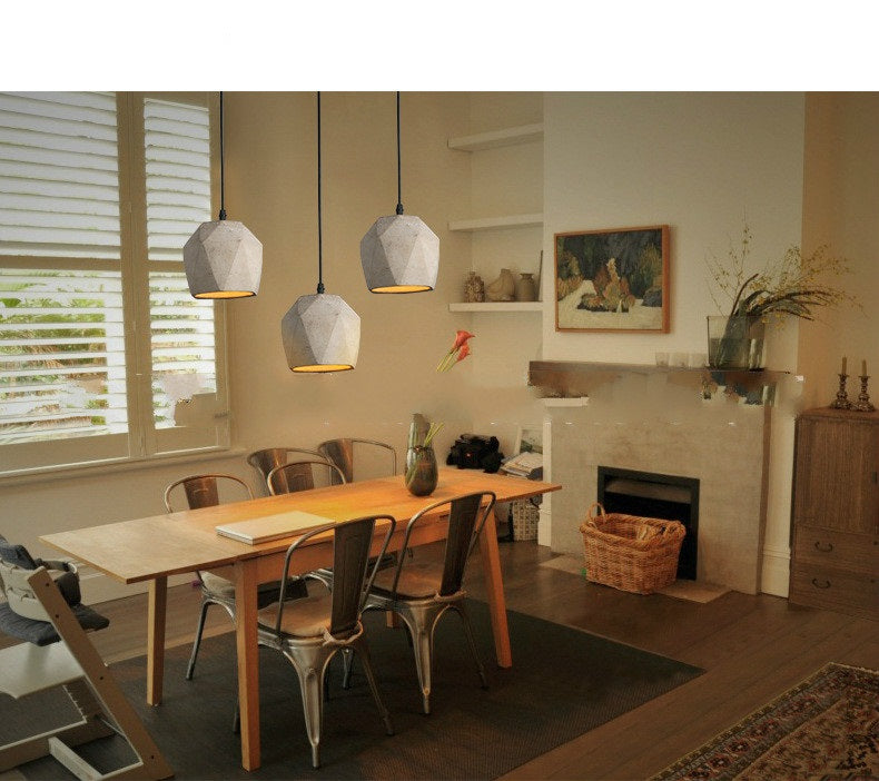 Industrial Rustic Concrete Pendant Lights