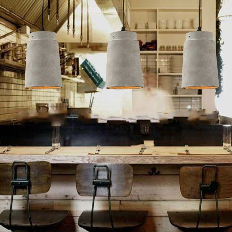 Industrial Rustic Concrete Pendant Lights