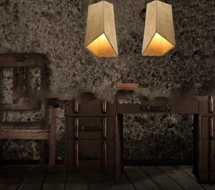 Industrial Rustic Concrete Pendant Lights