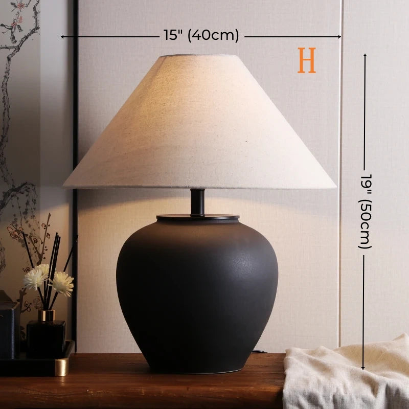 Miller Ceramic Table Lamp (19"-22")