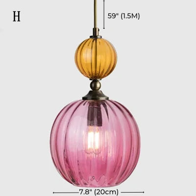 Ella Glass Edged Pendant Light