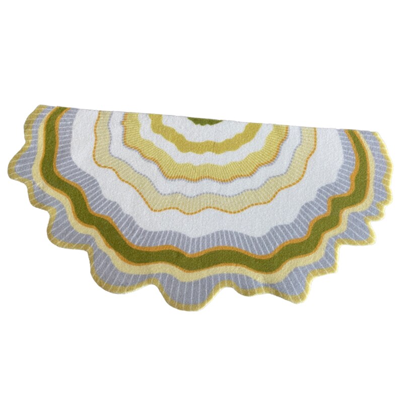 American Retro Irregular Rural Rainbow Rug 60x90cm