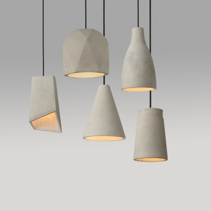 Industrial Rustic Concrete Pendant Lights