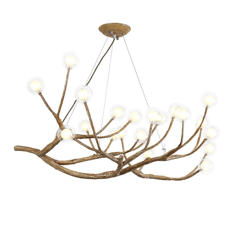 Modern Rustic Tree Branch Chandelier