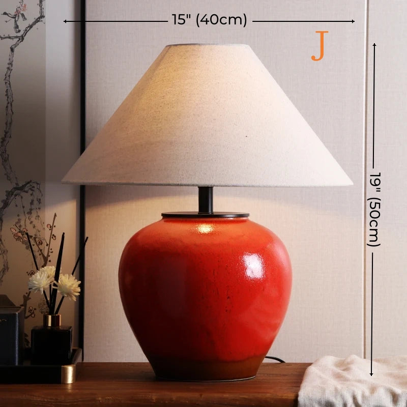 Miller Ceramic Table Lamp (19"-22")