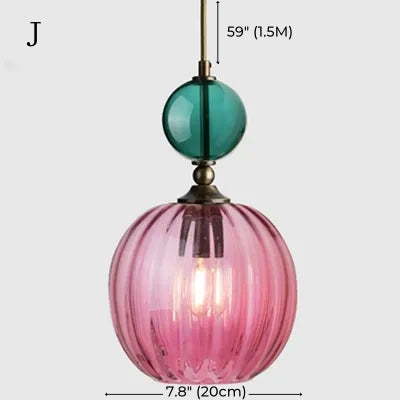 Ella Glass Edged Pendant Light