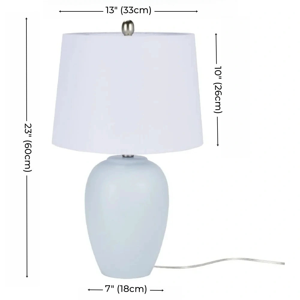 Canyon Ceramic Table Lamp (23")