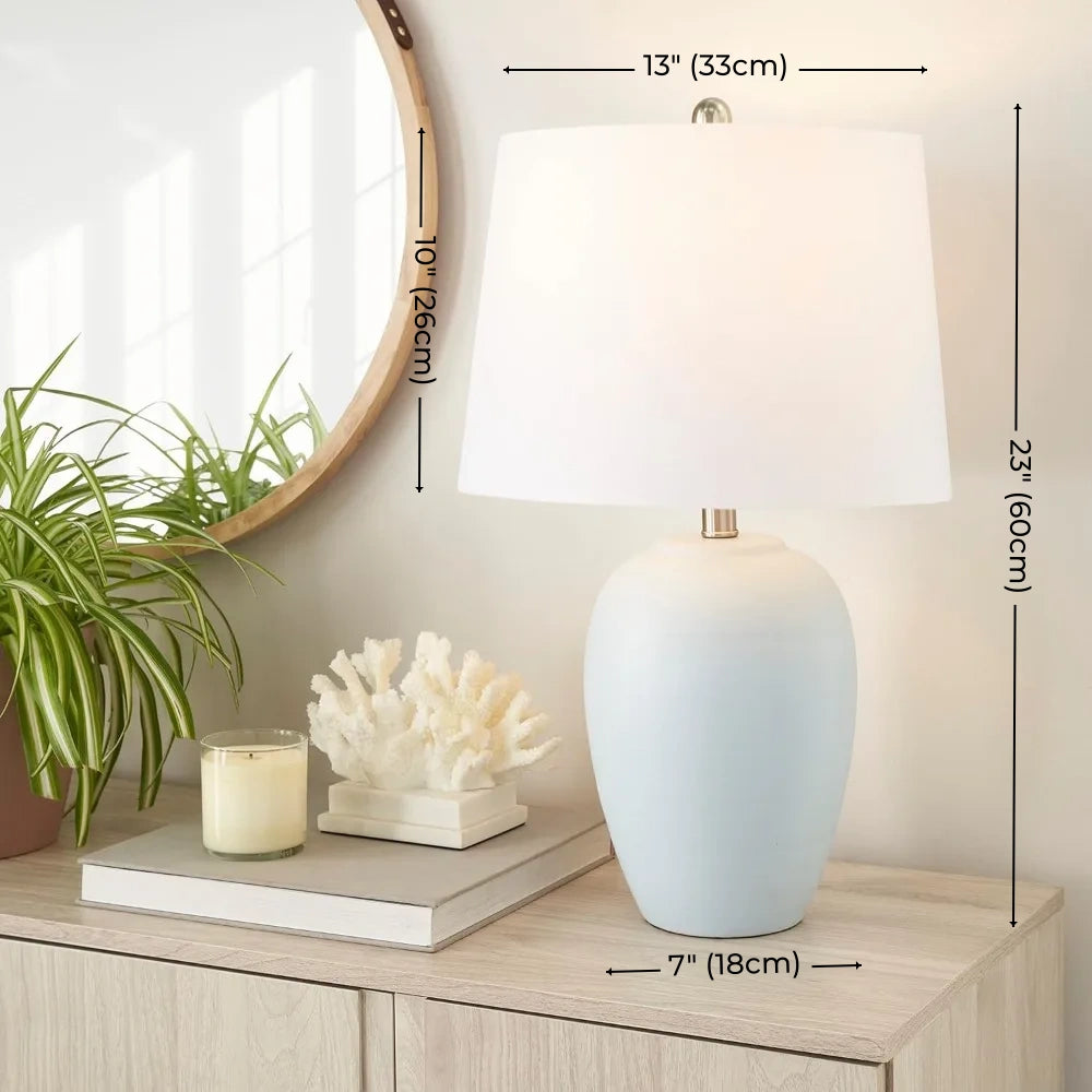 Canyon Ceramic Table Lamp (23")