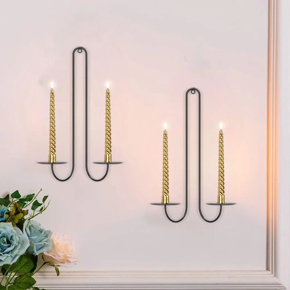 Artisanal Wall-Mount Candleholder (11")