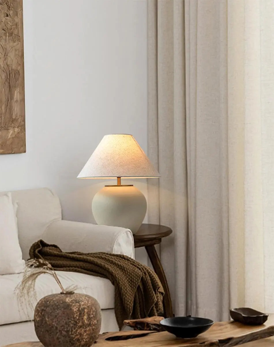 Faris Ceramic Table Lamp (18"-19")