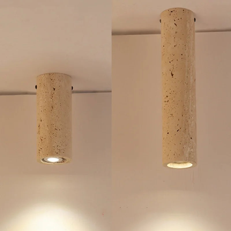 Wabi-Sabi Zylinder-Deckenlampe