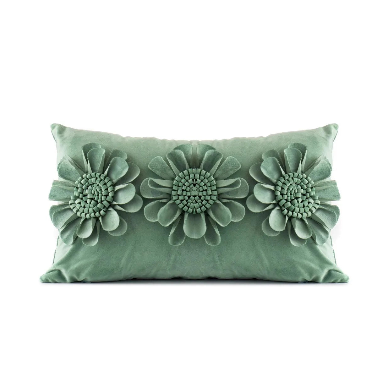 Dutch Daisy Throw Pillow Case, Handmade