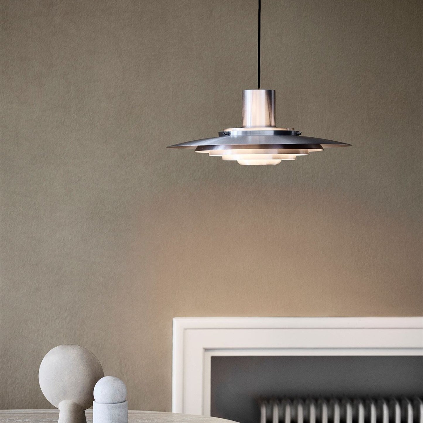 Monochrome PH 5 Classic Pendant Light, Silver