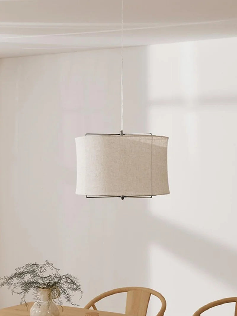 Tate Wabi-sabi Fabic Pendant Lighting