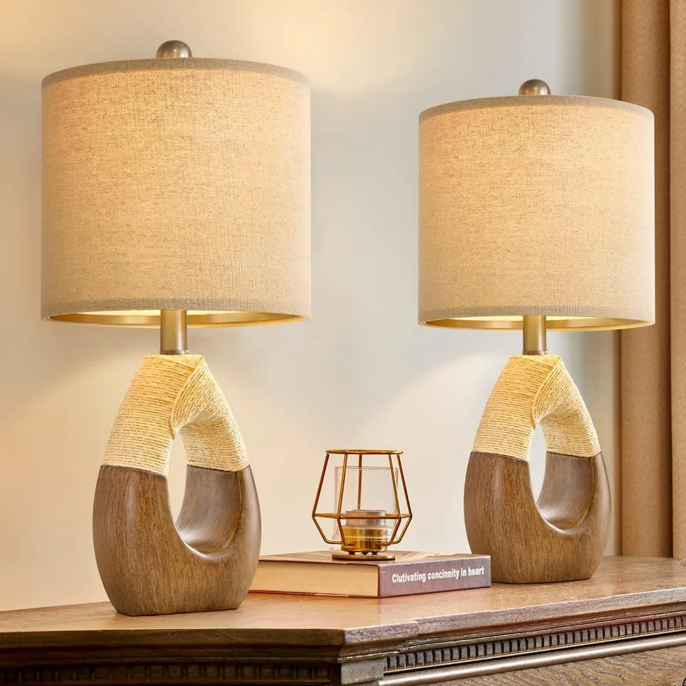 Easton Jute Table Lamp (19")