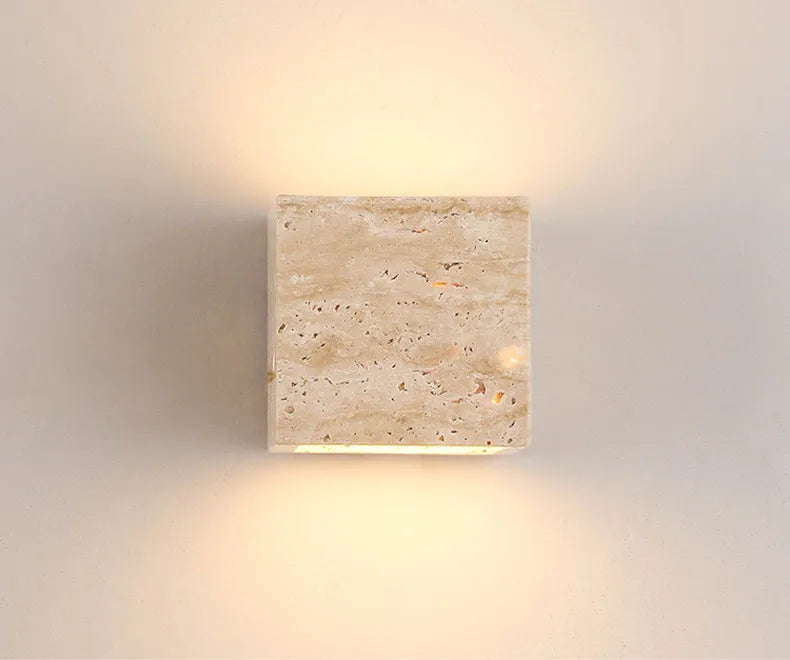 Natural Stone Travertine Hallway Wall Sconces