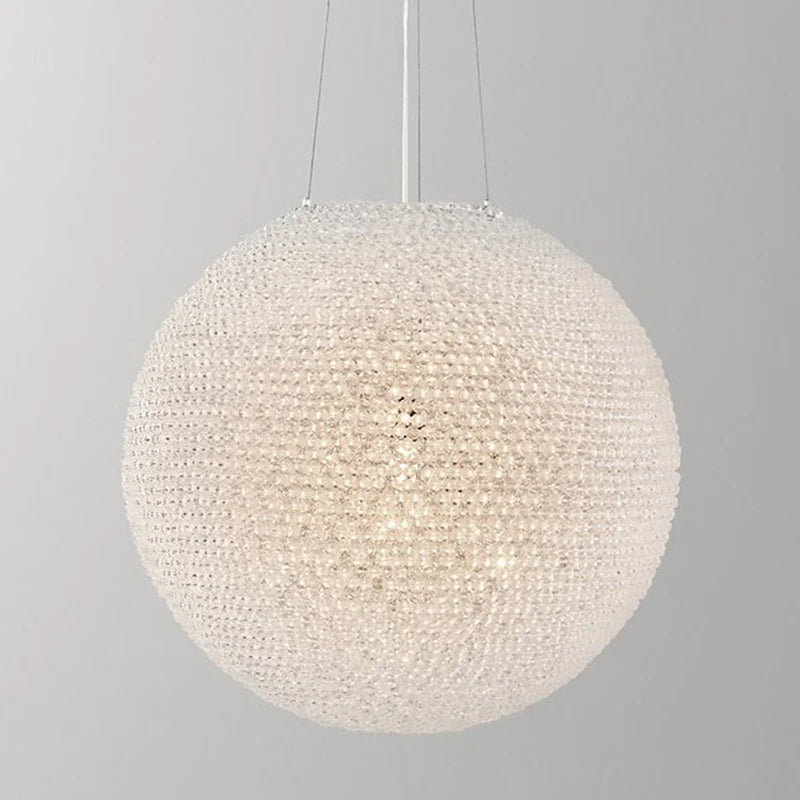 American Loft Globe Crystal Chandelier