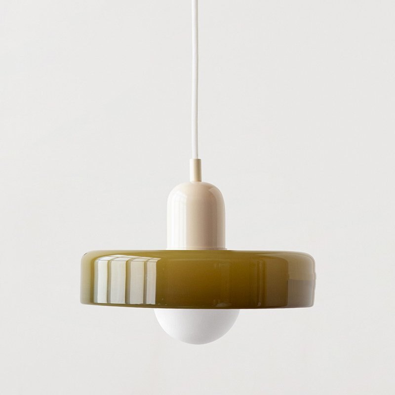 Bauhaus Stained Glass Pendant Light